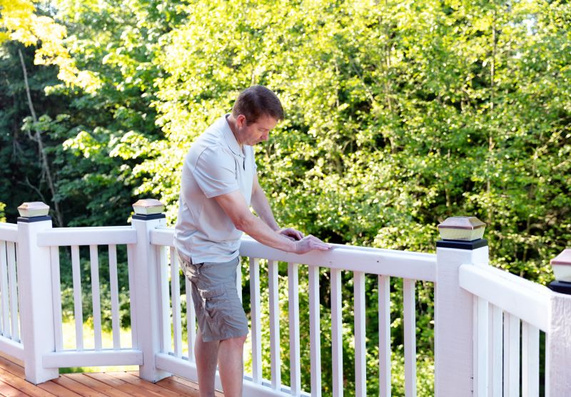 Wood Stair Railing Repair in Conroe, TX