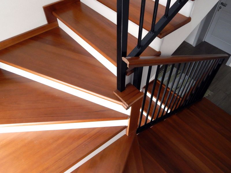 Wood Stair Railing Repair in Kansas City, KS