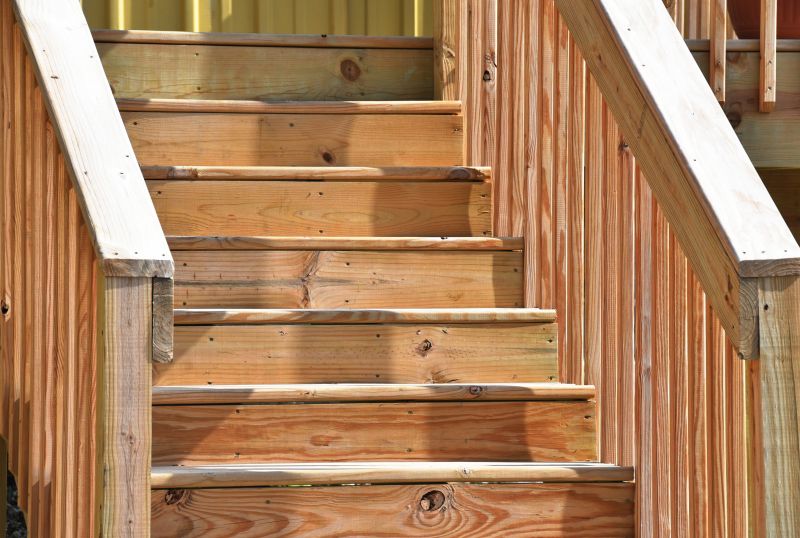 Exterior Wooden Stairs